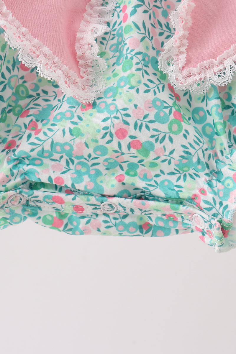 Pink Bow Floral Bubble