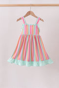 Rainbow Stripe Dress