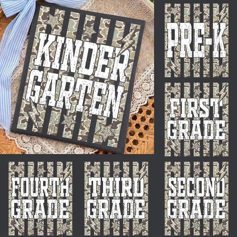 Camo Stripe B2S THIRD GRADE Tee.