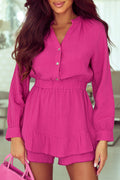 Rose Textured Romper FB