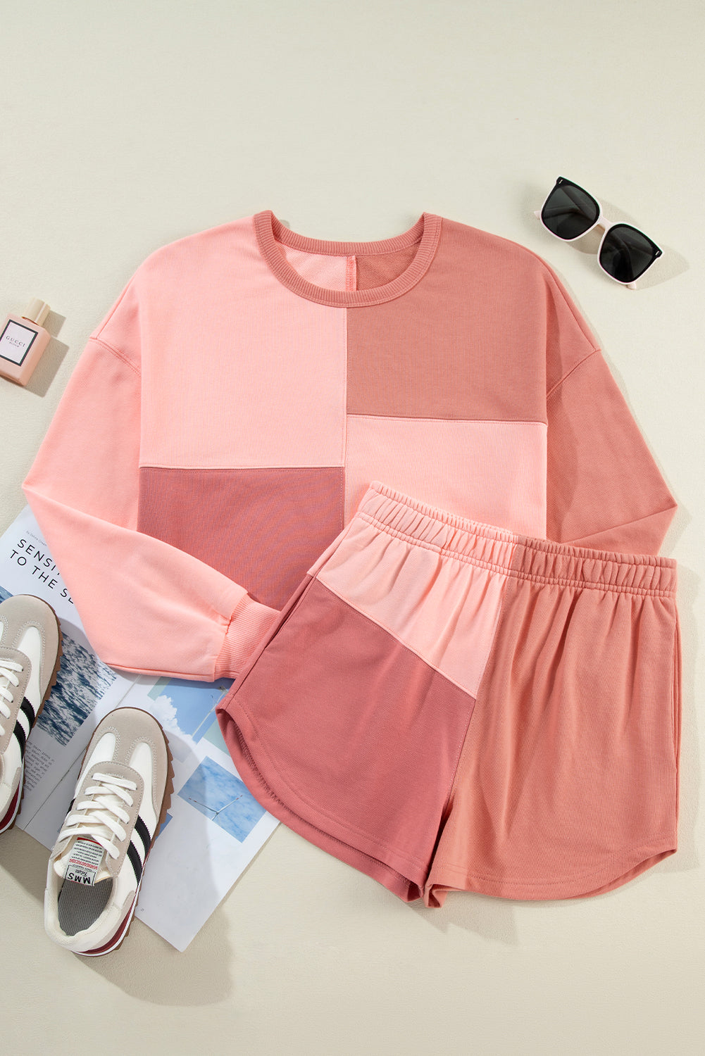 Peach Patchwork Set FB