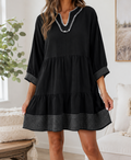 Stitched Mini Dress