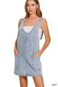 Denim Overall Dress Zenana RTS