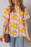 Frilled Flower Top