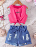 (Pre-order) Girls love you top & Bottom set