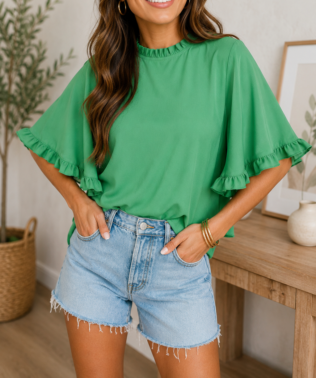 Ruffled Blouse