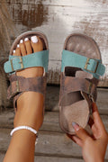 Colorblock Two Tone Buckle Shoes *multiple styles* RTS