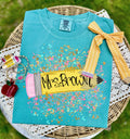 Pencil Splatter Custom Tee.