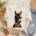 Leopard Bow Rhinestone Donkey Tee.