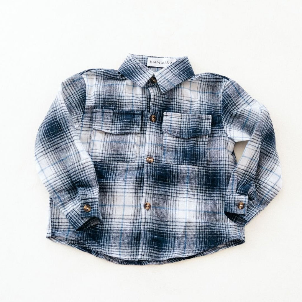 Lightweight Navy Flannel - Child