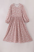 Floral print mom&me dress