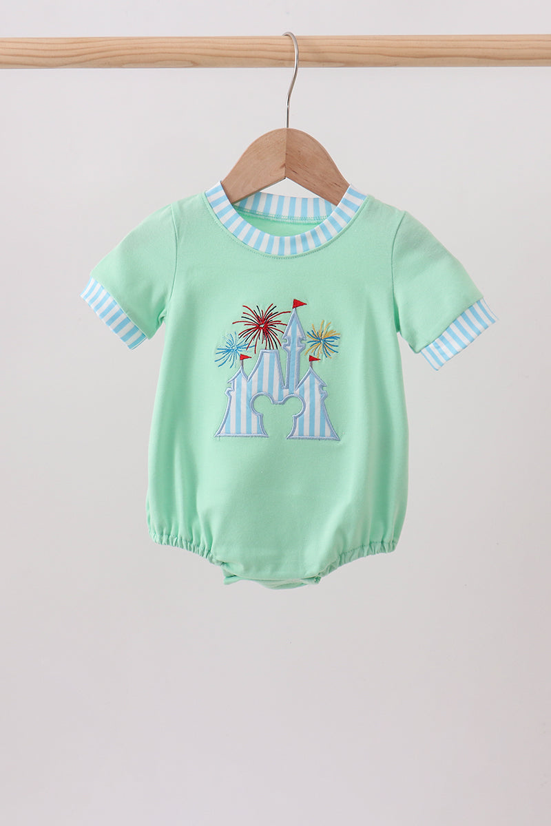 Green Castle Applique Bubble