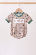 Green Mallard Embroidered Bubble