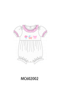 Pink Bow Ruffle Bubble