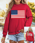 Red Flag USA Reversible Sweatshirt