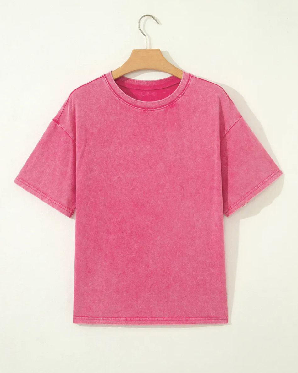 Mineral Washed Oversized Shirt