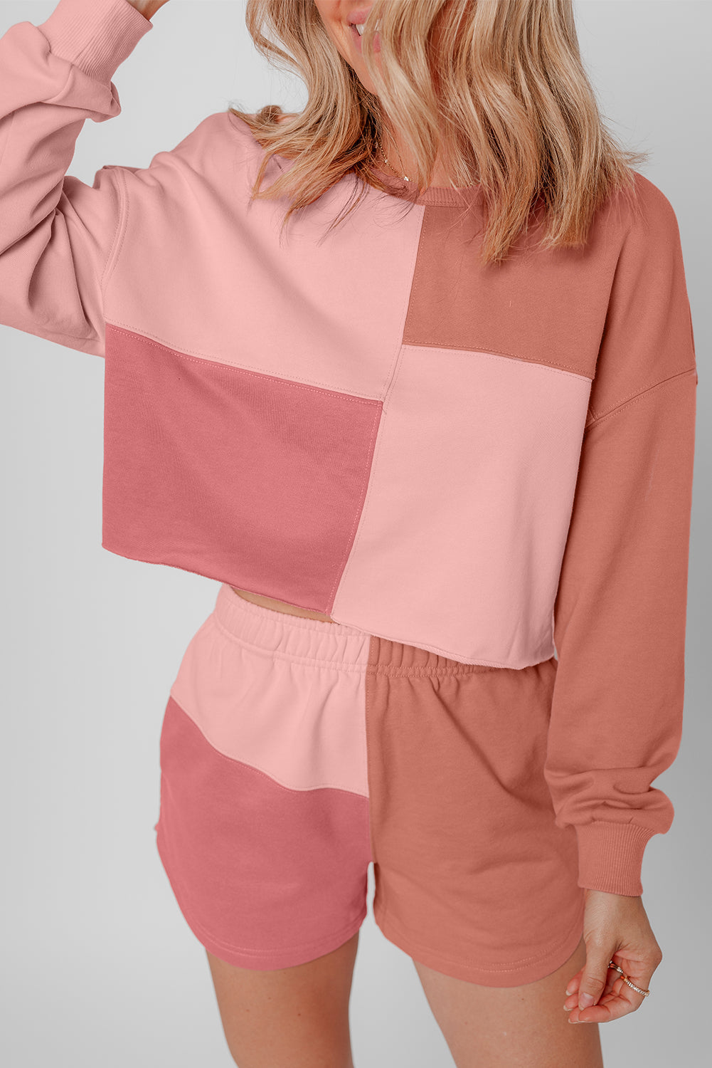 Peach Patchwork Set FB