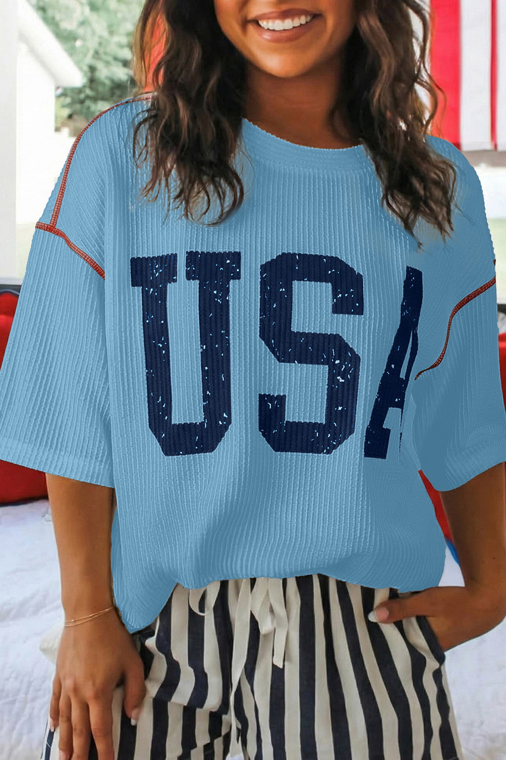 USA Ribbed Top