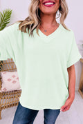 Waffle Knit Top