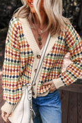 Dotty Pattern Cardigan