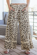 Leopard Cropped Pants
